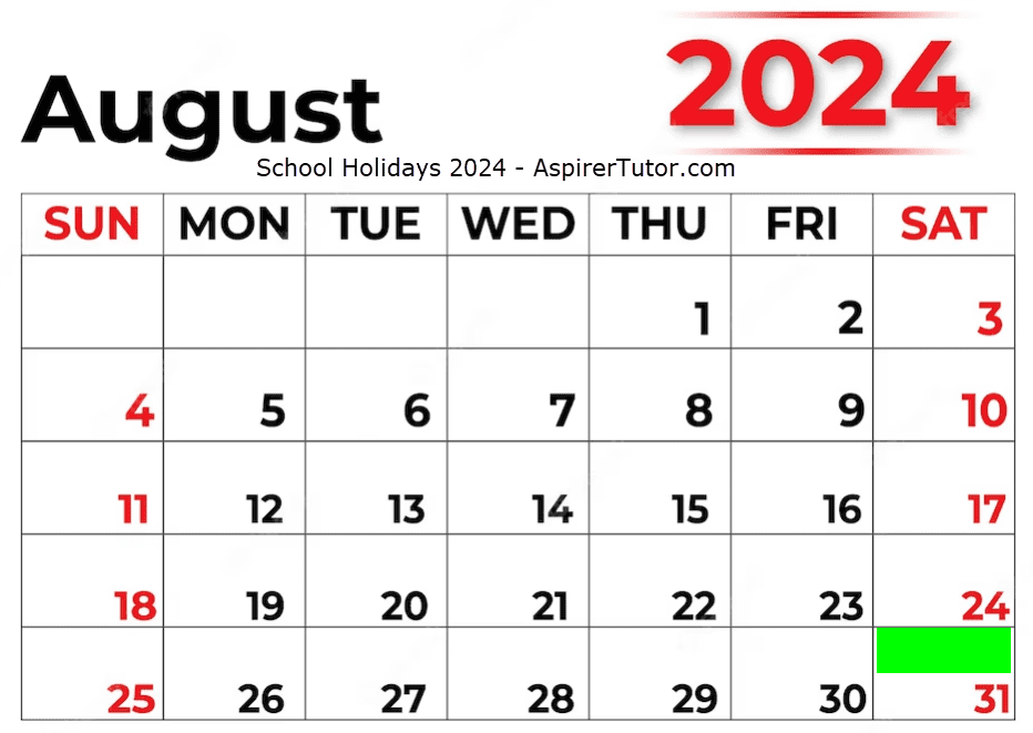 Singapore September School Holidays 2024