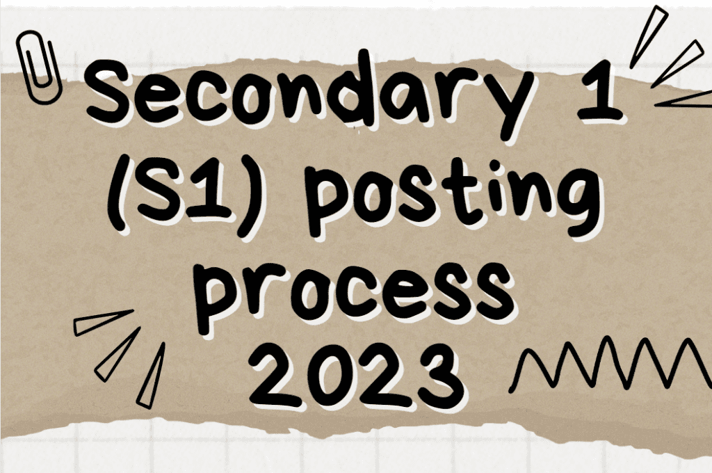s1 posting 2023 (secondary 1)